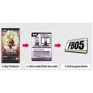 Dragon Ball Super Fusion World New Adventure FB05 Digital Code