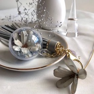 乾燥小雛菊鑰匙圈 / 聖誕節禮物 / 生日禮物 / 婚禮小物