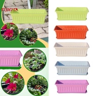 [tishita] Window Box Multipurpose with Tray Flower Pot for Yard Windowsill Patio