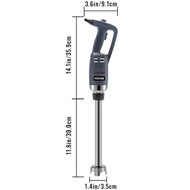 VEVOR Effortless Commercial Immersion Blender Electric Professional Hand Mixer Variable Speed for Sm