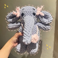 Elephant Plushie Crochet by Mowoli