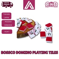 Domino Batu Bossco Plastic Gaple Set Quality Domino CardOriginal
