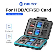 ORICO Memory Card Case Holder 12Slots SD Cards and 12Slots IF Cards Organizer Storage Box Professional Outdoor Keeper Protector