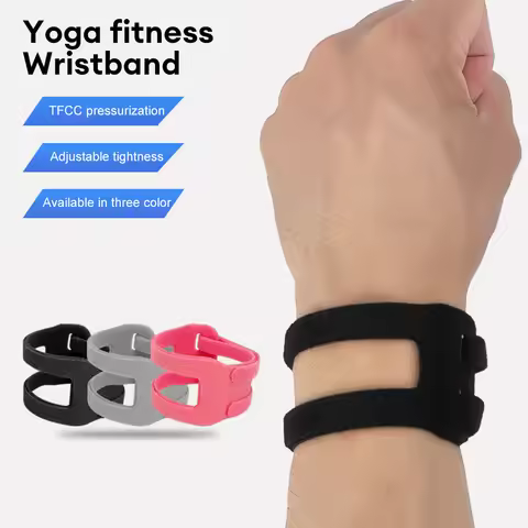 Adjustable Wrist Brace with Compression Rring Pad for TFCC Tear Support for Weight Bearing Strain Ex