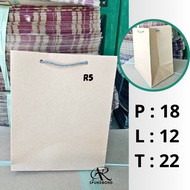 Paper bag brownPOLOS 18x12x22