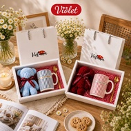 Gift Set Ceramic Cup Towel Gift - Meaningful High Quality Gift Box | Birthday Gift, March 8, October