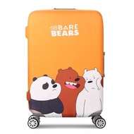We Bare Bears (Orange) luggage cover Size 20/24/28