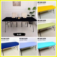 ♞,♘Folding Table Cloth 4ft &amp; 6ft. Lifetime Table Cloth Spandex Table Cloth