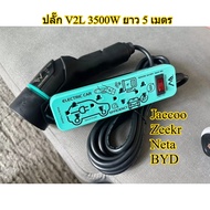ปลั๊ก V2L สำหรับเสียบไฟจากรถไฟฟ้า JAECOO ZEEKR