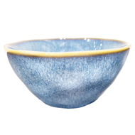 JUST HOME 陶瓷5吋捶紋碗4入組 12.5 x 6cm  淺藍色  H5695-07A  1組