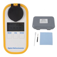 Handheld Digital Brix Refractometer 0-80 Percent Refractometer Fruit  Concentration Meter Tester