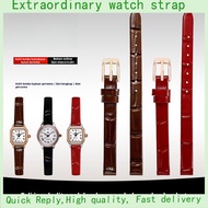 Ladies Small Size Slim Genuine Leather Watch Strap For TISSOT 1853 FOLLI FOLLIE CASIO