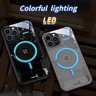 motherboard glass LED light glow phone case for Samsung phone case S21+ S21ULTRA S22 S22ULTRA S20ULTRA S23ULTRA S23+ S20 S21 S20+ S22+ S10+ S9 S9+ S24Ultra S24+ S24 Note20ultra