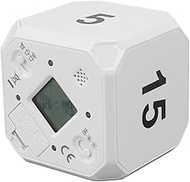Cube Timer, Gravity Sensor Flip Timer Kitchen Timer, Digital Timer Backlit Display, Mute & Adjustabl