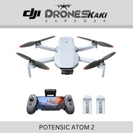 Potensic ATOM 2 - 1/2-Inch CMOS 8K Photo, 4K HDR Video, AI Track, 2.7K Vertical, 32-min Max Flight T