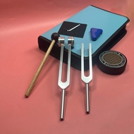 2pcs Aluminum Tuning Fork Set - 136.1Hz, 432Hz, 512C Combination, With Zipper Pouch For Convenient C