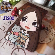 DIY-KG-2012  JISOO Keycover ที่เก็บกุญแจ สินค้า handmade ลายสาวน้อย JISOO