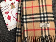 Burberry💯羊絨圍巾