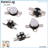 KA 5pcs Thermostat, KSD301 Normally Closed Temperature Switch, Durable Snap Disc N.C Adjust 120°C/248°F Temperature Controller