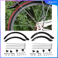 [dolity] Folding Bike Mud Guard 14'' 20'' Wheel Front Rear Mudguard Set Accessories