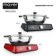 Mayer Steamboat Induction Cooker with Free Pot MMIC1619 (Red/Black)