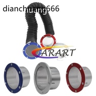Universal Cars Fog lamp decorator Flexible Hose Engine Cold Air Intake Feed Hose 63mm Length 1 Meter