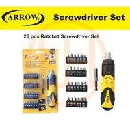 Arrow 26 PCS Ratchet Screwdriver Set - ARS6191