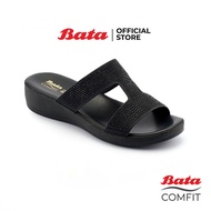 Bata บาจา COMFIT รองเท้าเพื่อสุขภาพ รองเท้าแตะแบบสวมเพื่อสุขภาพ สำหรับผู้หญิง รุ่น HELENE - สีดำ 661
