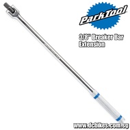 Park Tool 3/8" Drive Long Solid 36cm Extension Breaker Bar 180 Degree Rotating Flex Head | CR-V Stee