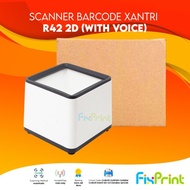 R42 2D Desktop Scanner Barcode Multifunction Portable Hands Free Wired USB Barcodes Scanning Xantri 