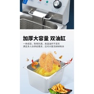 Deep Frying Pan Commercial Electric Fryer Commercial Frying Temperature Control Stall Oil Pan Deep Frying Pan Automatic Fried Chicken Fryer Constant Temperature