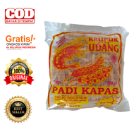 Kerupuk Udang Cap Padi Kapas Asli Khas Cirebon - Kerupuk Krupuk Udang Mentah Khas Asli Kecil Besar P