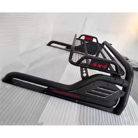 Auto Accessories Steel 4x4 Offroad Pickup Truck Sports Bar Roll Bar With Roof Rack for Hilux Vigo Re