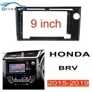 Honxun 9นิ้ว ชุดติดตั้งบนบอร์ด หน้ากากวิทยุ 2din android กรอบวิทยุ สำหรับ HONDA BRV Brio Mobilio 201
