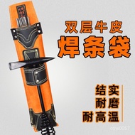 Welder Drop Electric Cowhide 1 Strong Thickened Construction Site Carry-On Bag g Strip Tool Resistan