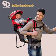 CHILDCITY Baby Backpack Carrier, Baby Bag, Baby Carrier, Camping Toddler Hiking Backpack With Safety