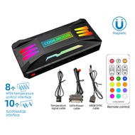 COOLMOON RGB Controller 4Pin PWM 5V 3Pin ARGB Fan PC Case รีโมทคอนโทรล