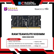 RAM TEAM ELITE SODIMM DDR4 8GB 3200 TED48G3200C22