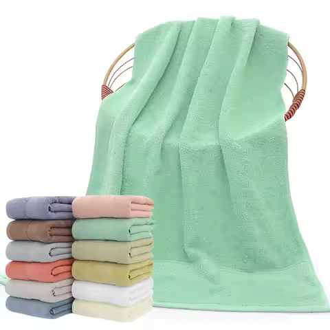 70x140CM New Thick Cotton Super Absorbent Large Bath Towel Soft Thick Bath Towel Comfortable Towel B