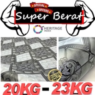 Tikar Getah Super Berat 20m x 1.83m (6 kaki) Tebal 0.40mm PVC Vinyl Carpet Flooring Canopy Karpet Velvet Khemah Kanopi