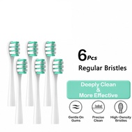 LOOOOKMOOOON 6PCS Replacement Brush Heads Compatible With XIAOMI SHOWSEE D1/D2/D3 Electric Toothbrus