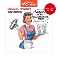 Art calendar 2026 Sarcastic Housewife calendar - office wall decoration