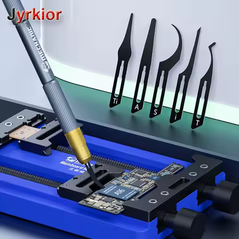 Mechanic Assassin 5 Degumming Blade Set – 5pcs Flexible Repair Tools for IC Pry, Black Glue Removal 