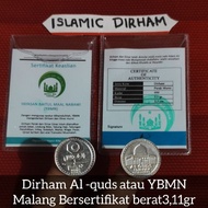 DIRHAM AL-QUDS YBMN MALANG DIRHAM NABAWI WEIGHT 3.1GR