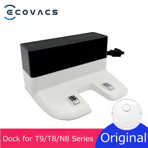 New Original ECOVACS Charge Dock Power Station CH1833 White for Deebot T8 T9 N8 Pro N8+ T9+ Robotic 