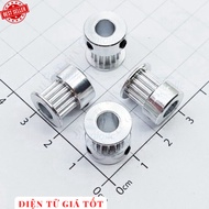 [2 Pieces]- GT2 Gear, 16-Tooth Pulley, 2mm Step, 7mm Belt Groove, 6mm Hole Electronic 886