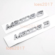 3 Generation 3.5 MAZDA Letter Label Rear Car Tail Sticker Word 3 6 Number 3 6 Six