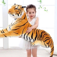 Teddy bear！ Simulasi besar boneka harimau wol mainan Siberia tiger pillow rag doll anak patung anak 