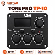 Tone Pro TP-10 EQ Preamp 3 Band Equalizer Made in Korea
