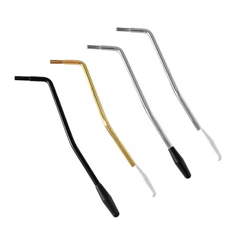 1pc 5MM/6MM Electric Guitar Handle Instrument Pick For Fender & Squier Strat 5mm Black/White Tip Gui